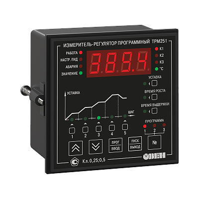 ТРМ251 ПИД-регулятор с пошаговыми программами и RS-485